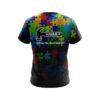 Hammer Autism Awareness Be Kind CoolWick Bowling Jersey - Image 2