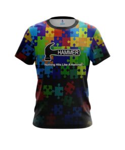 Hammer Autism Awareness Be Kind CoolWick Bowling Jersey