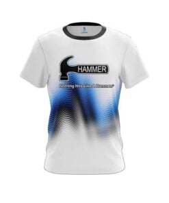 Hammer Blue Print CoolWick Bowling Jersey