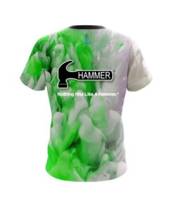 Alternative view of Hammer Green Clouds CoolWick Bowling Jersey