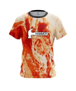 Hammer Marble Orange CoolWick Bowling Jersey