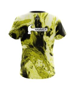 Alternative view of Hammer Marble Yellow CoolWick Bowling Jersey