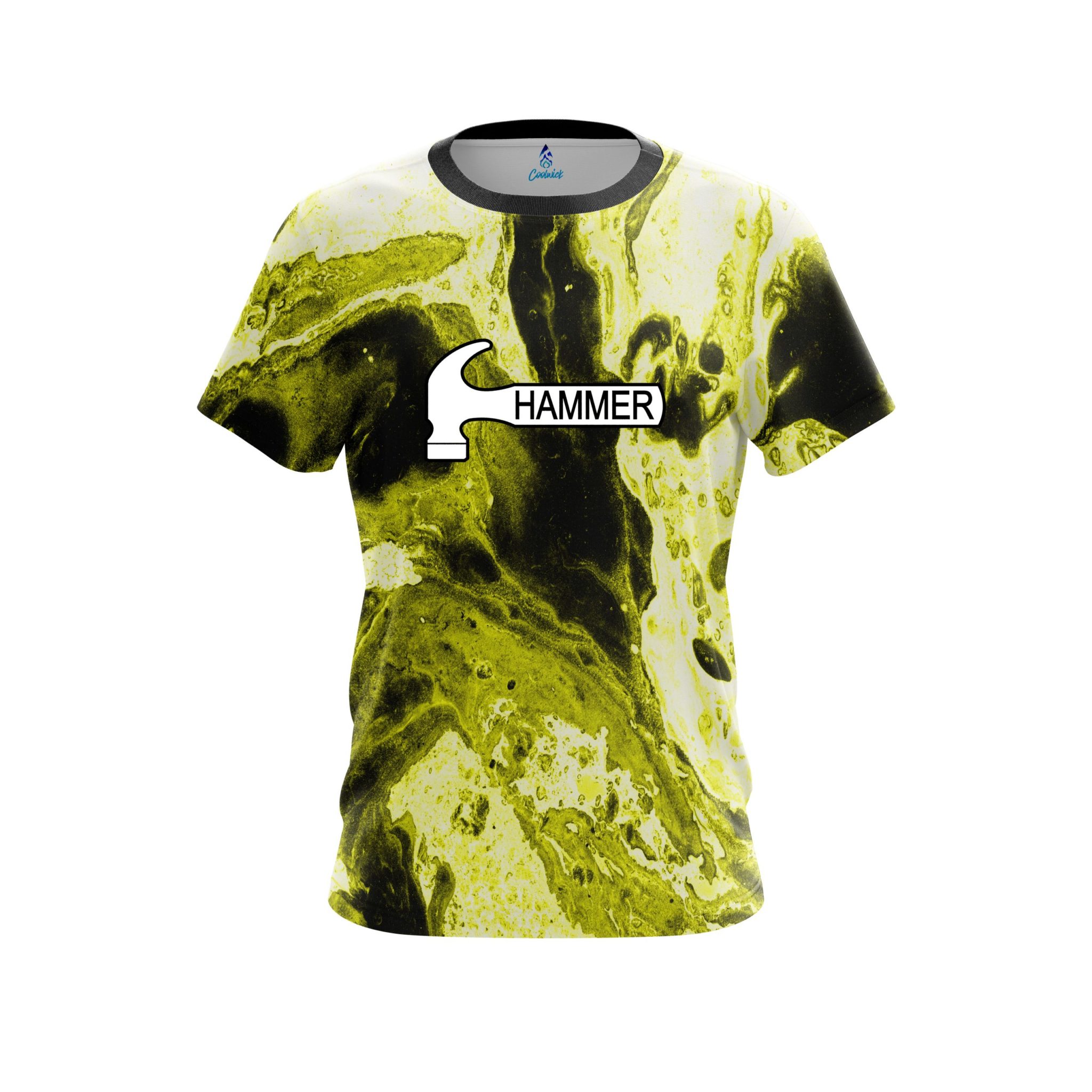 Storm Green Honeycomb Fusion CoolWick Bowling Jersey 