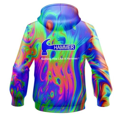 Hammer Night Vision CoolWick Bowling Hoodie - Image 2
