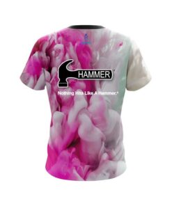 Alternative view of Hammer Pink Clouds CoolWick Bowling Jersey