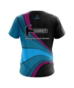 Alternative view of Hammer Retro Swirl CoolWick Bowling Jersey