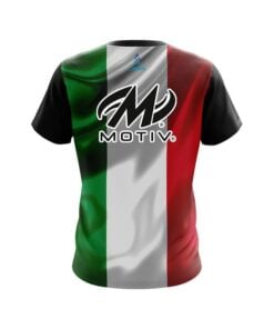 Alternative view of Motiv Italian Flag CoolWick Bowling Jersey