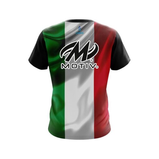 Motiv Italian Flag CoolWick Bowling Jersey - Image 2