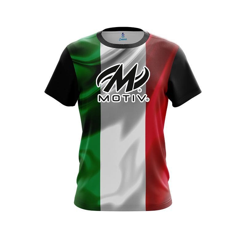 Motiv Italian Flag CoolWick Bowling Jersey