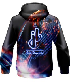 Alternative view of Josh Blanchard Digital Universe CoolWick Bowling Hoodie