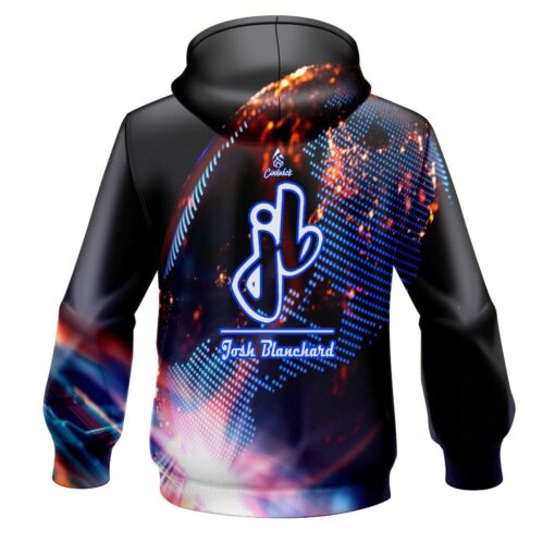 Josh Blanchard Digital Universe CoolWick Bowling Hoodie - Image 2