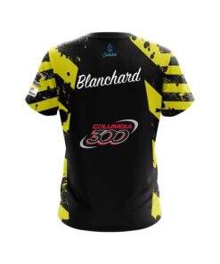 Alternative view of Josh Blanchard Columbia 300 Shocker Replica CoolWick Bowling Jersey