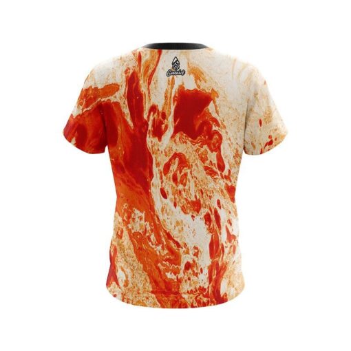 Marble Orange CoolWick Bowling Jersey - Image 2