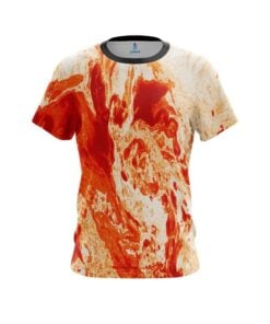 Marble Orange CoolWick Bowling Jersey