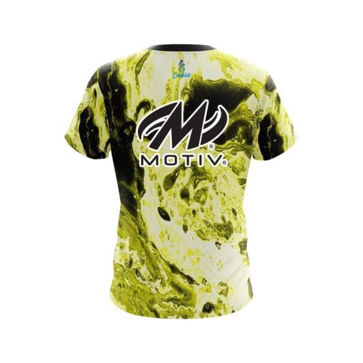 Motiv Marble Yellow CoolWick Bowling Jersey - Image 2