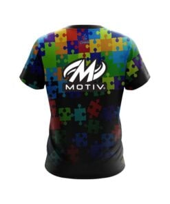Alternative view of Motiv  Autism Awareness Be Kind CoolWick Bowling Jersey