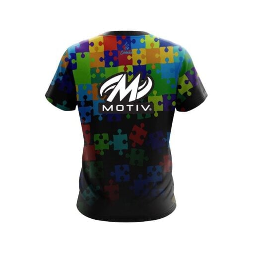 Motiv Autism Awareness Be Kind CoolWick Bowling Jersey - Image 2