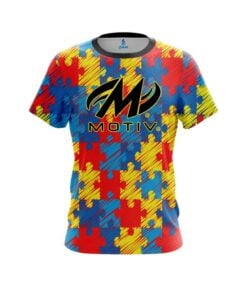 Motiv Autism Awareness CoolWick Bowling Jersey