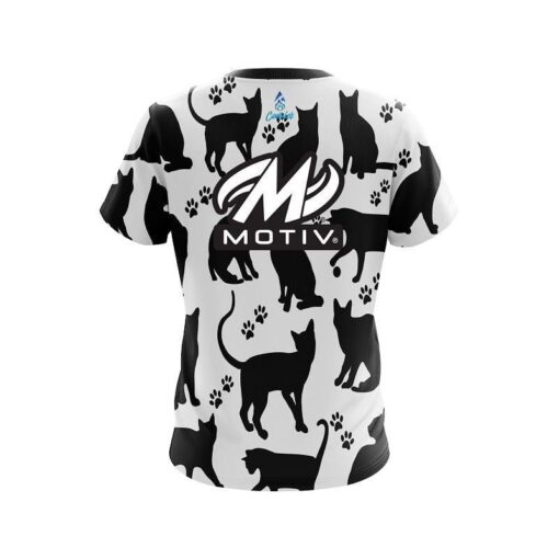 Motiv Black Cat CoolWick Bowling Jersey - Image 2