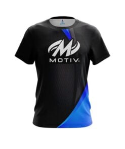 Motiv Carbon Blue Swirl CoolWick Bowling Jersey