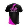 Motiv Carbon Pink Swirl CoolWick Bowling Jersey - Image 2