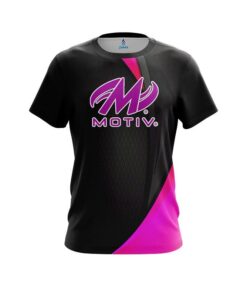 Motiv Carbon Pink Swirl CoolWick Bowling Jersey