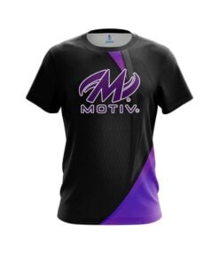 Motiv Carbon Purple Swirl CoolWick Bowling Jersey