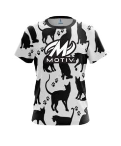 Motiv Black Cat CoolWick Bowling Jersey