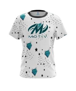 Motiv Diamond White CoolWick Bowling Jersey