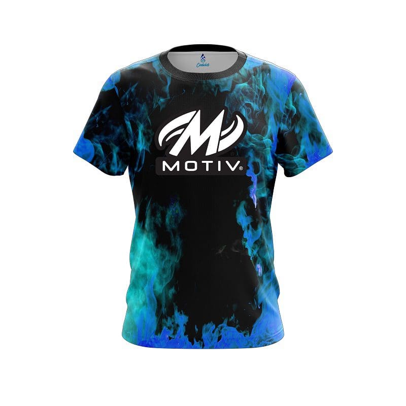 Motiv Blue Flame CoolWick Bowling Jersey