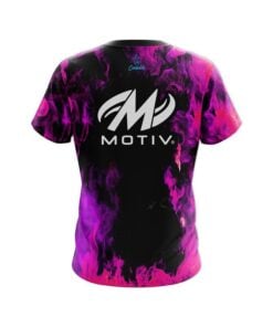 Alternative view of Motiv Pink Flame CoolWick Bowling Jersey