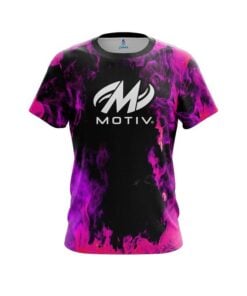 Motiv Pink Flame CoolWick Bowling Jersey
