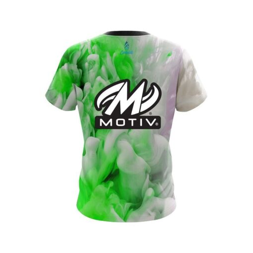 Motiv Green Clouds CoolWick Bowling Jersey - Image 2