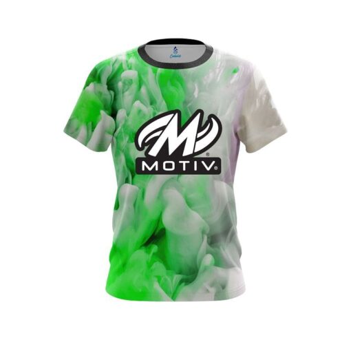 Motiv Green Clouds CoolWick Bowling Jersey