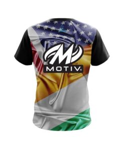 Alternative view of Motiv USA Ireland Flag CoolWick Bowling Jersey