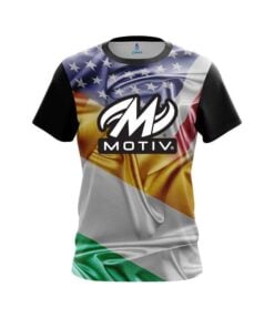 Motiv USA Ireland Flag CoolWick Bowling Jersey