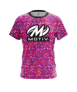 Motiv Kaleidoscope Pink CoolWick Bowling Jersey