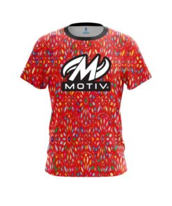 Motiv Kaleidoscope Red CoolWick Bowling Jersey
