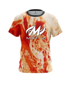 Motiv Marble Orange CoolWick Bowling Jersey