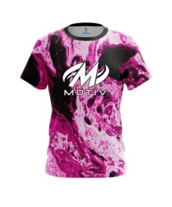 Motiv Marble Pink CoolWick Bowling Jersey