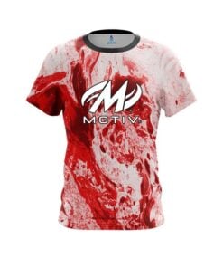 Motiv Marble Red CoolWick Bowling Jersey