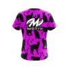 Motiv Pink Black Cat CoolWick Bowling Jersey - Image 2