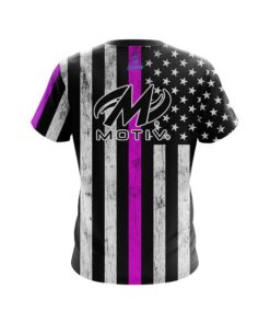 Alternative view of Motiv Pink Line CoolWick Bowling Jersey