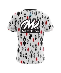Alternative view of Motiv Puppy Love White CoolWick Bowling Jersey