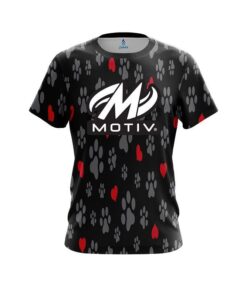 Motiv Puppy Love Black CoolWick Bowling Jersey