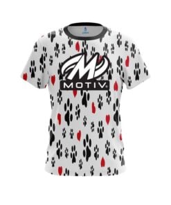 Motiv Puppy Love White CoolWick Bowling Jersey