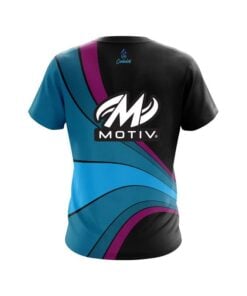 Alternative view of Motiv Retro Swirl CoolWick Bowling Jersey
