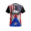 Motiv USA Puerto Rico Flag CoolWick Bowling Jersey