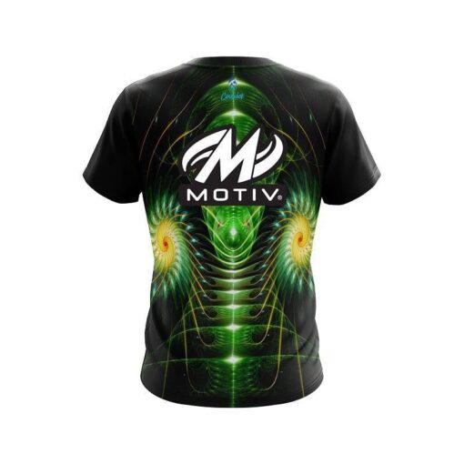 Motiv Vortex Green CoolWick Bowling Jersey - Image 2