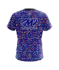 Alternative view of Motiv Kaleidoscope Blue CoolWick Bowling Jersey